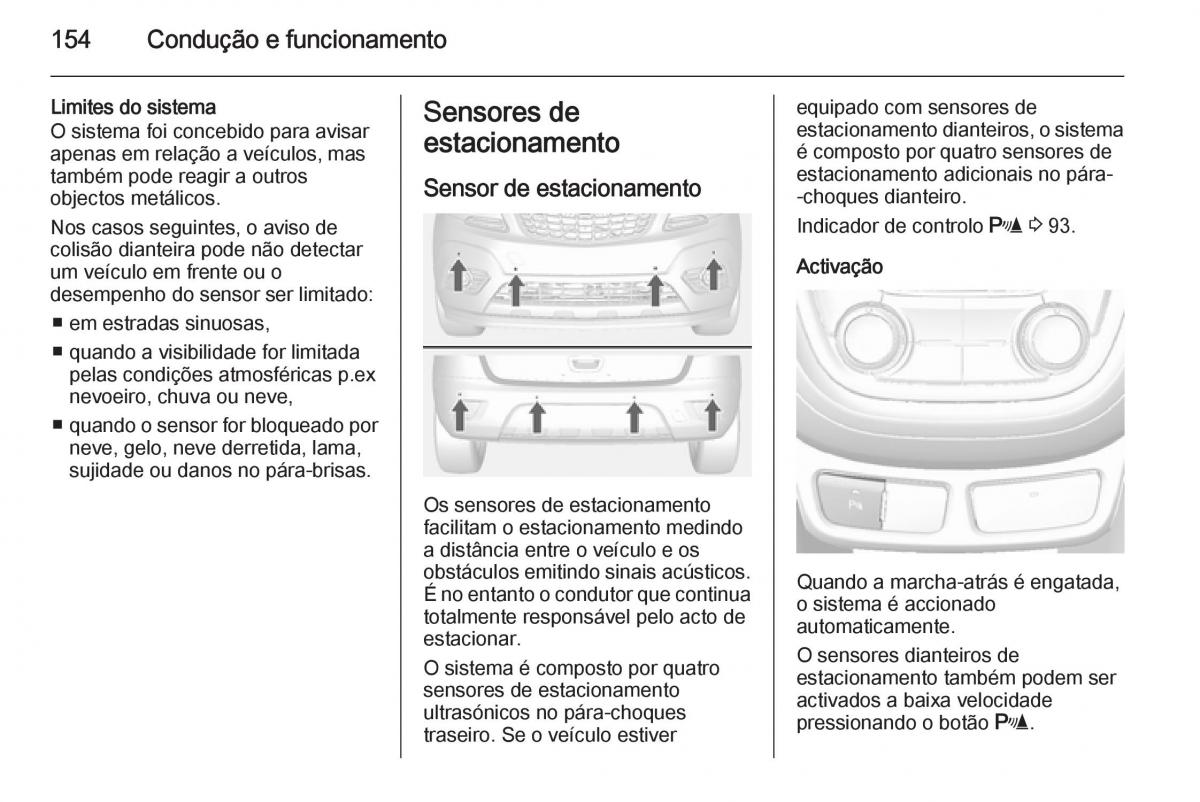 Opel Mokka manual del propietario / page 156