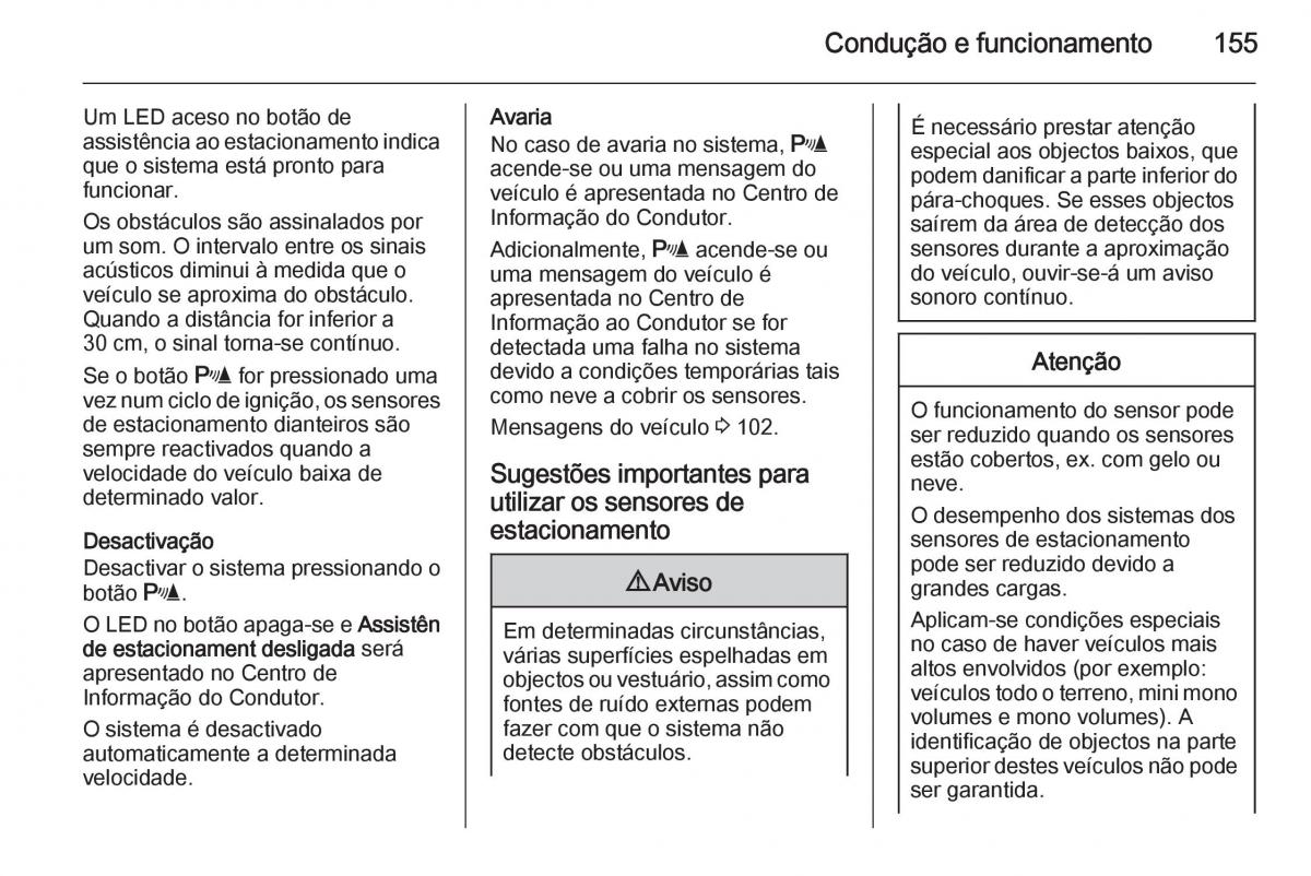 Opel Mokka manual del propietario / page 157