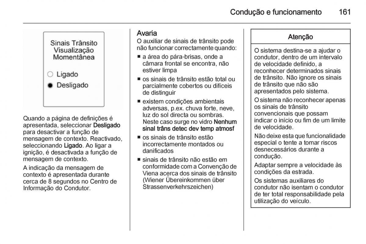 Opel Mokka manual del propietario / page 163