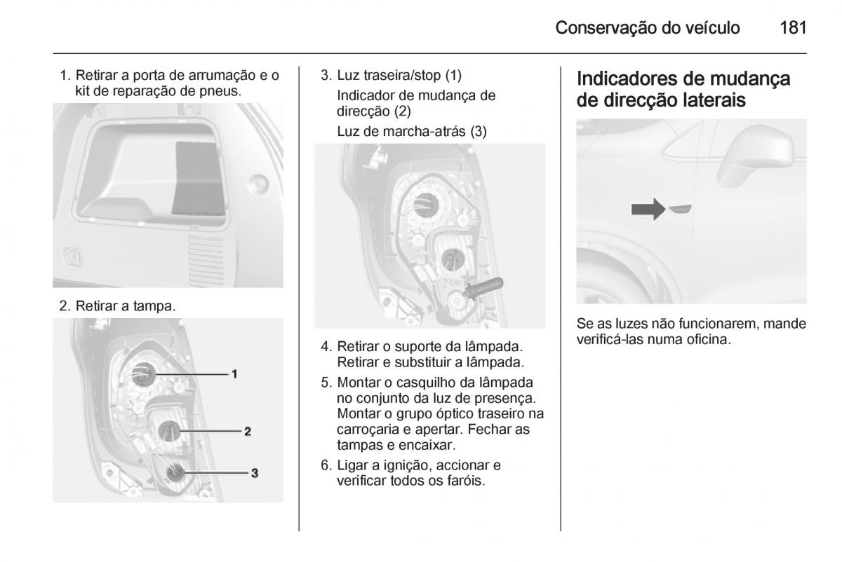 Opel Mokka manual del propietario / page 183