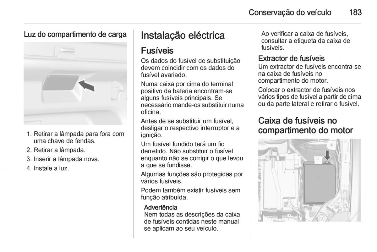 Opel Mokka manual del propietario / page 185