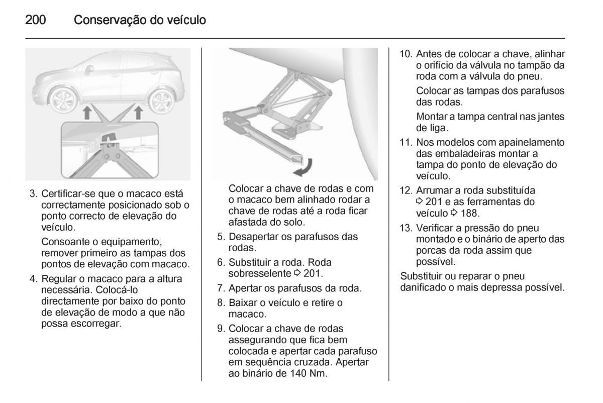 Opel Mokka manual del propietario / page 202