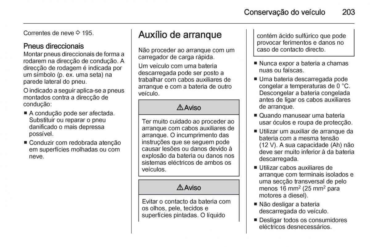 Opel Mokka manual del propietario / page 205