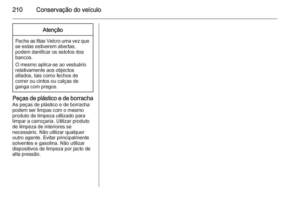 Opel Mokka manual del propietario / page 212