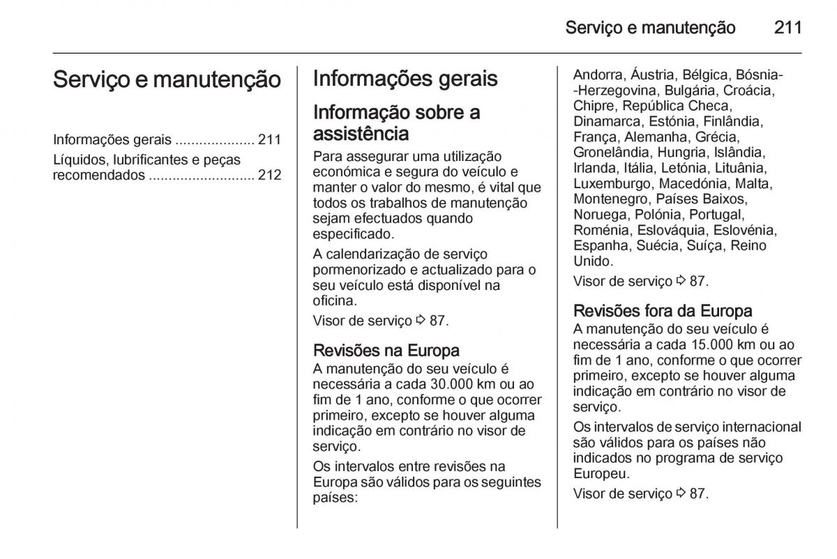 Opel Mokka manual del propietario / page 213