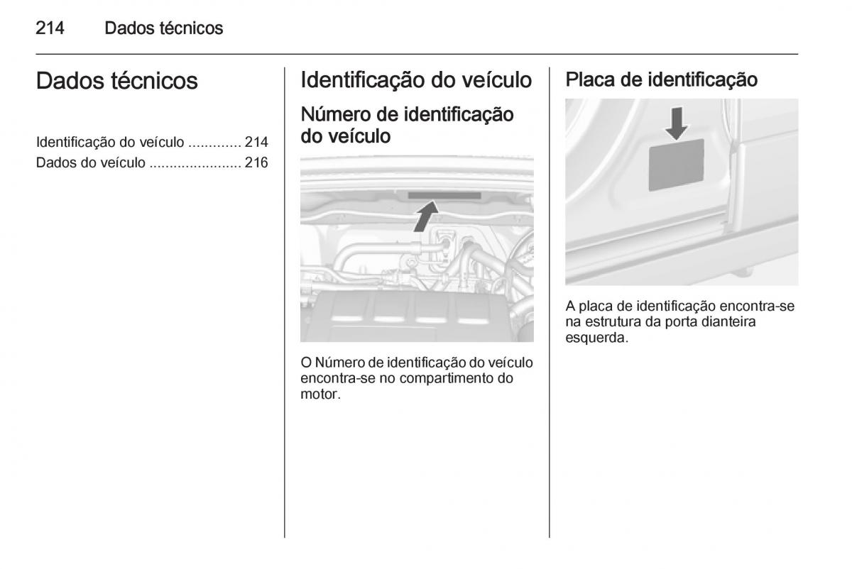 Opel Mokka manual del propietario / page 216