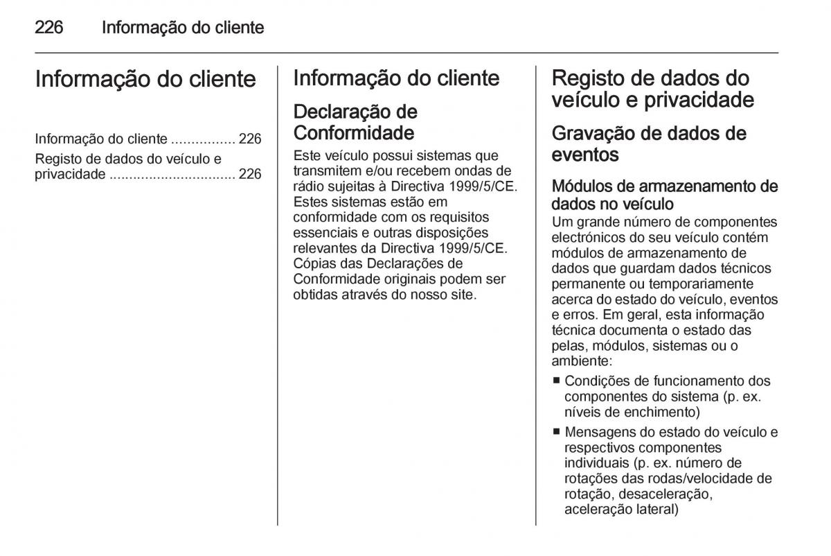 Opel Mokka manual del propietario / page 228