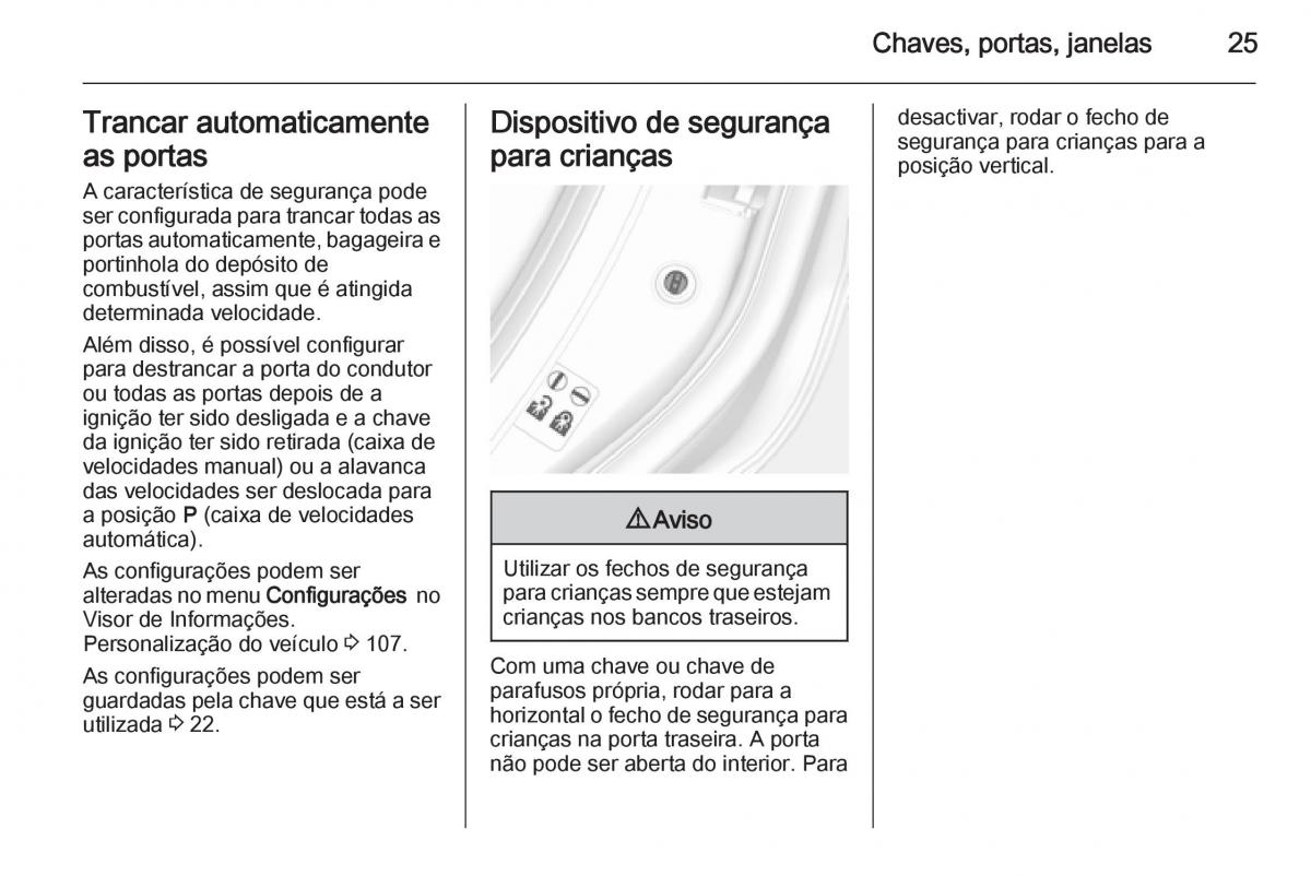 Opel Mokka manual del propietario / page 27