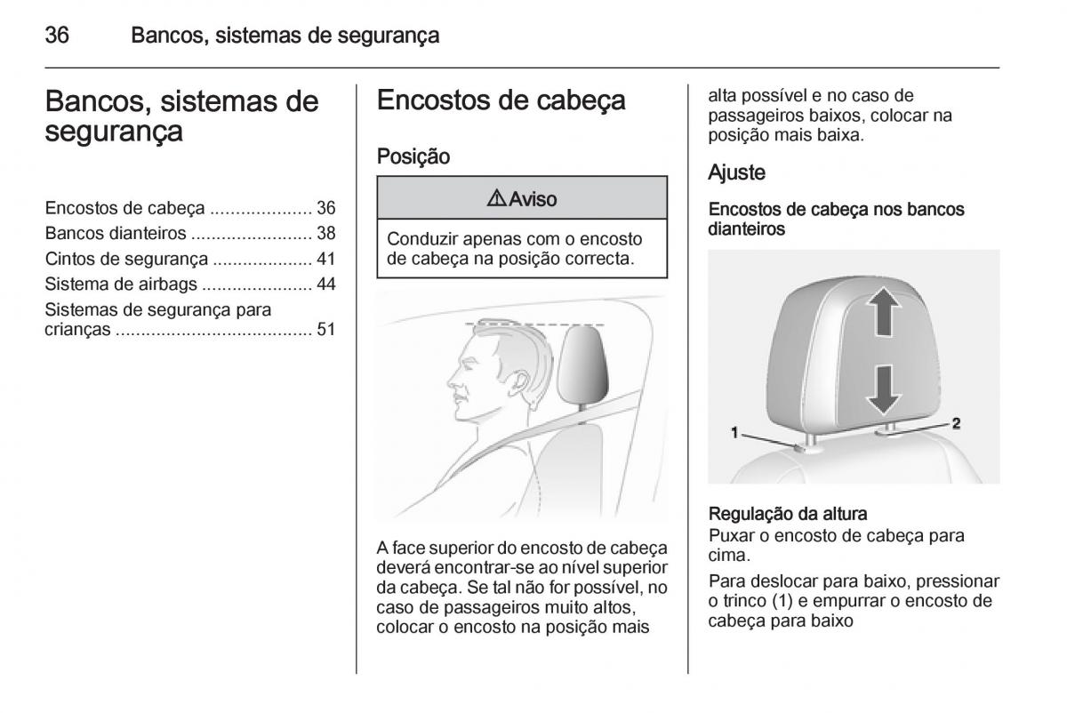 Opel Mokka manual del propietario / page 38