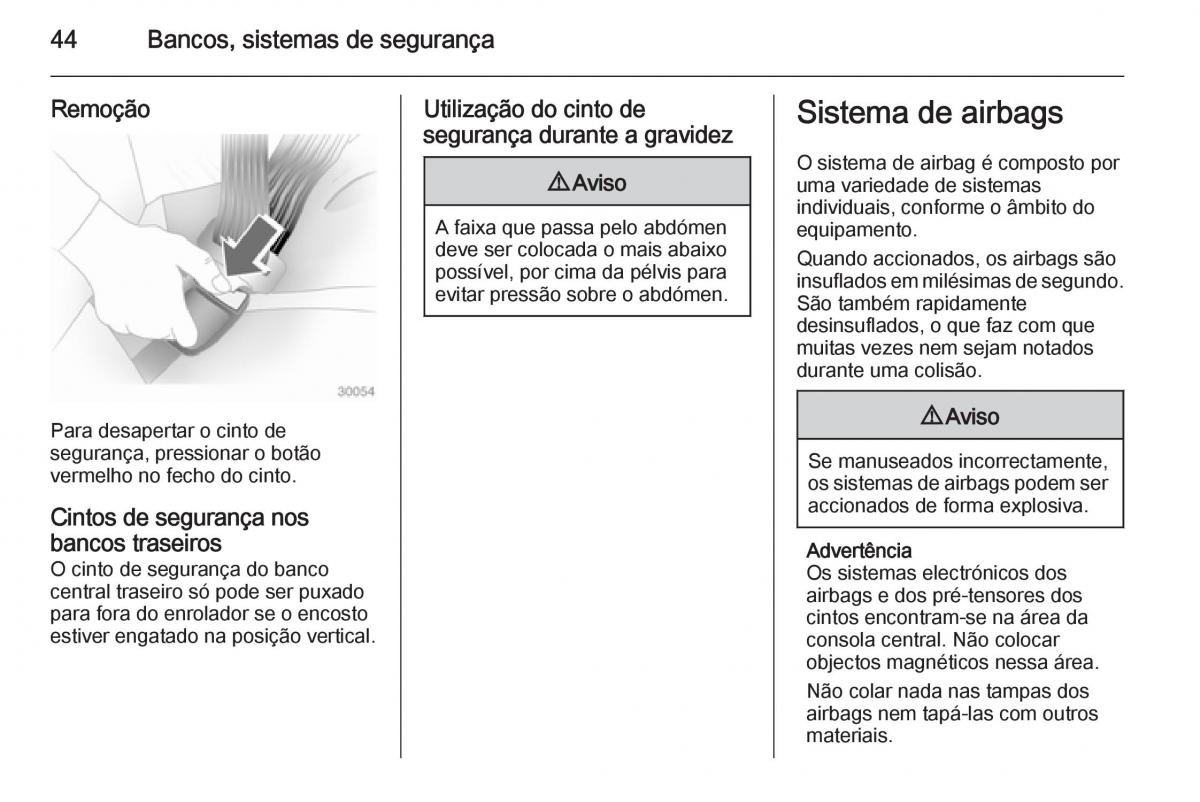 Opel Mokka manual del propietario / page 46