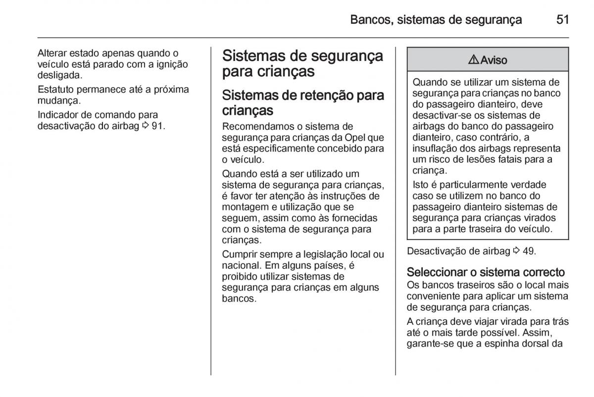 Opel Mokka manual del propietario / page 53