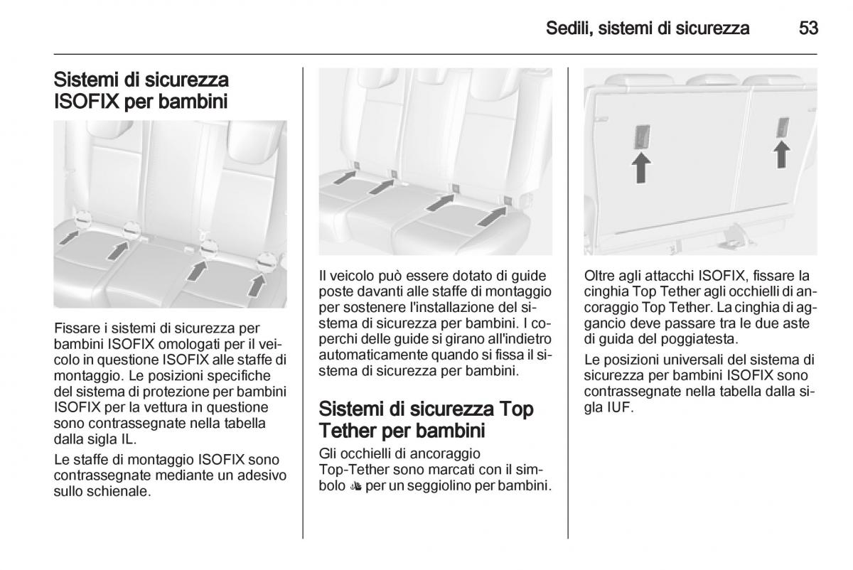 Opel Mokka manuale del proprietario / page 55