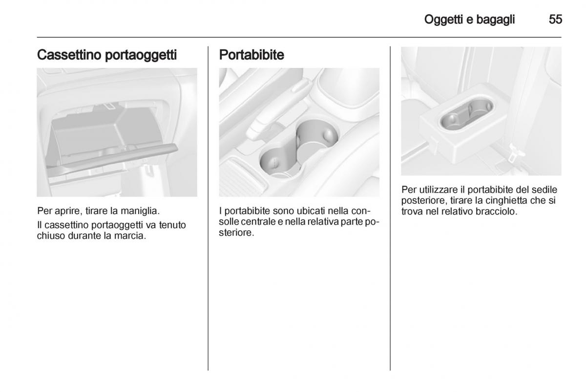 Opel Mokka manuale del proprietario / page 57