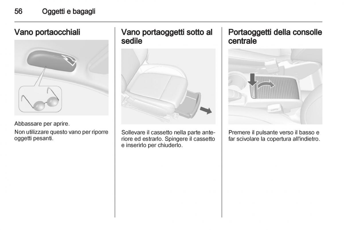 Opel Mokka manuale del proprietario / page 58