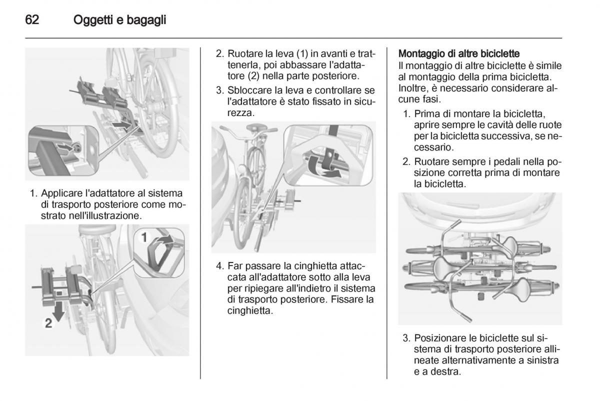 Opel Mokka manuale del proprietario / page 64