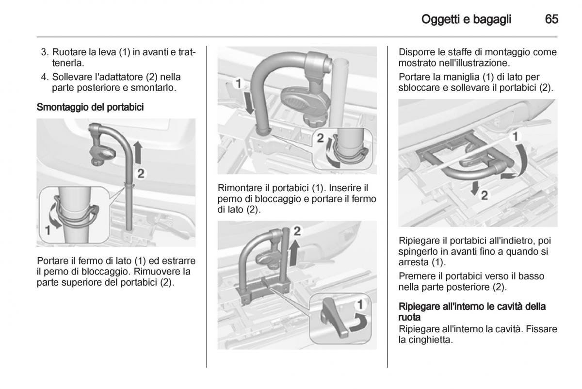 Opel Mokka manuale del proprietario / page 67