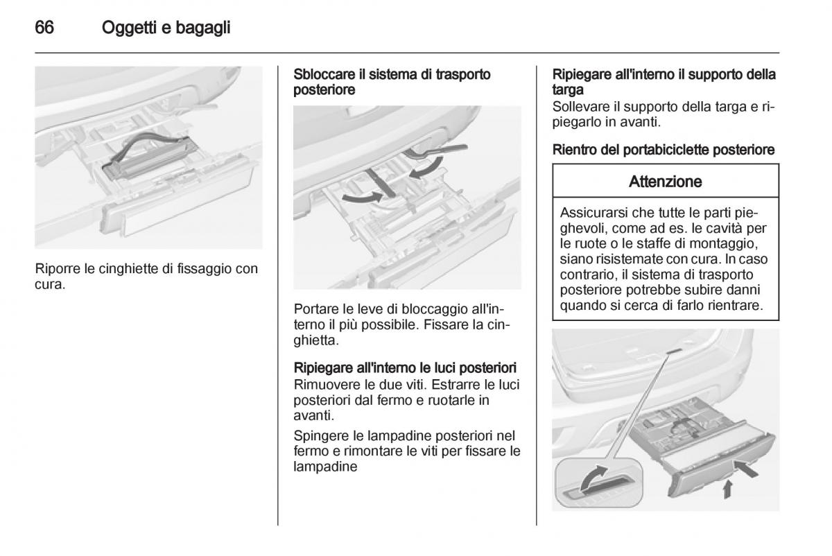 Opel Mokka manuale del proprietario / page 68