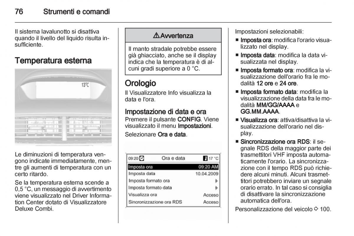 Opel Mokka manuale del proprietario / page 78