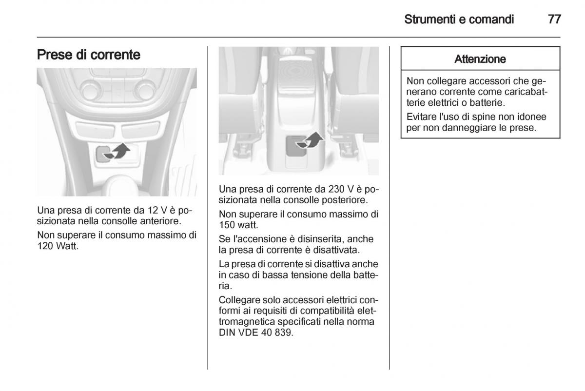 Opel Mokka manuale del proprietario / page 79