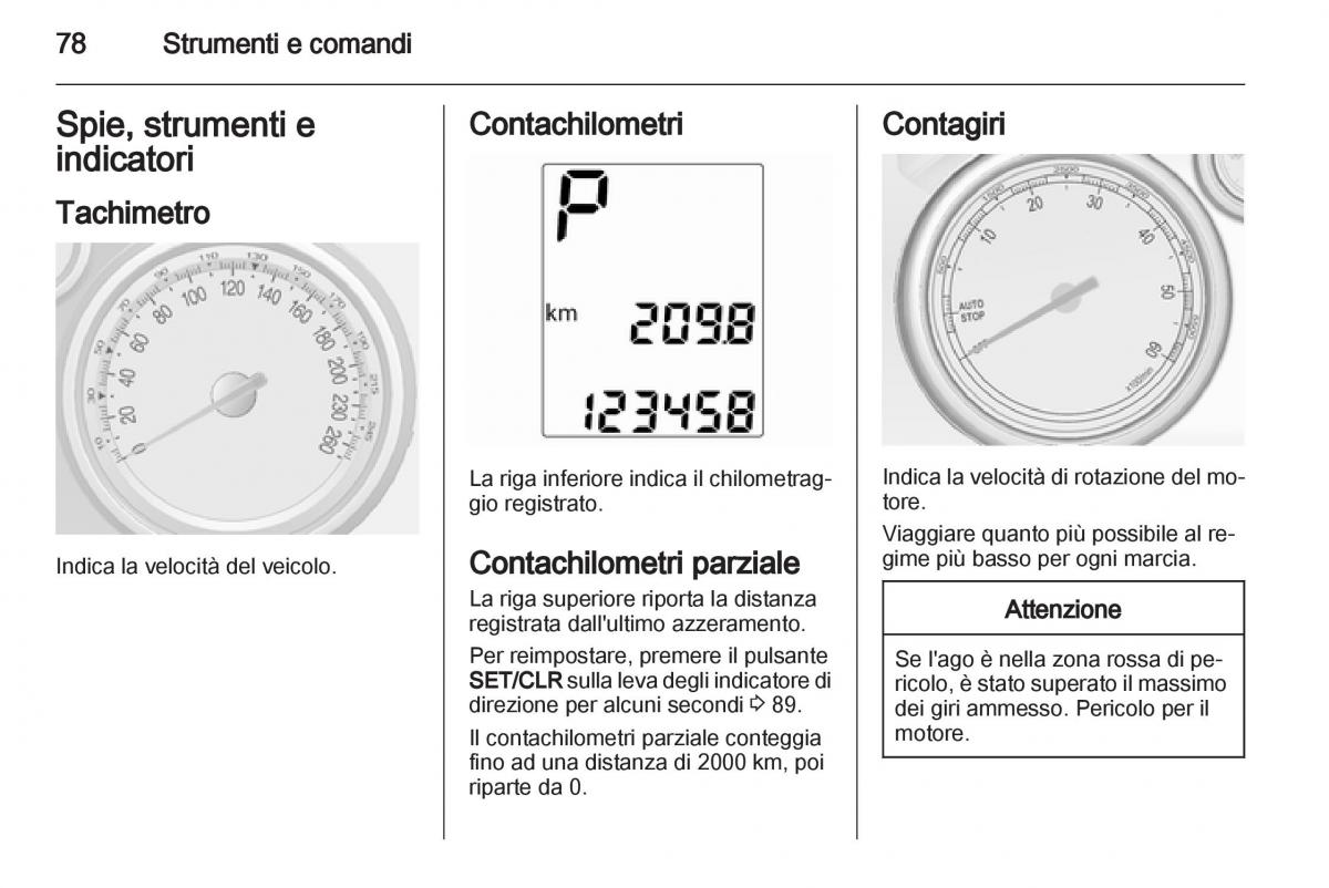 Opel Mokka manuale del proprietario / page 80