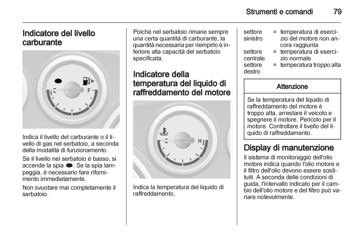 Opel Mokka manuale del proprietario / page 81