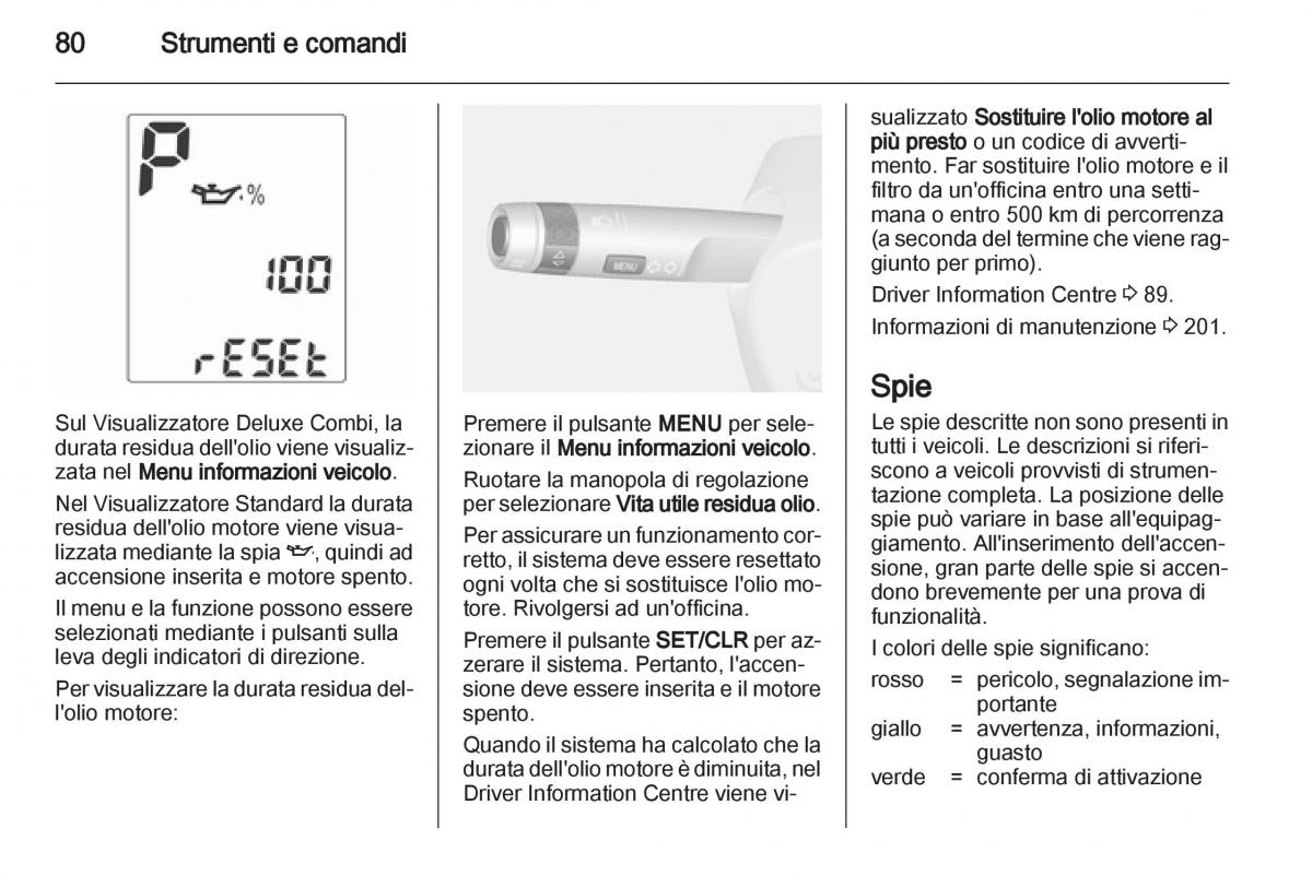 Opel Mokka manuale del proprietario / page 82