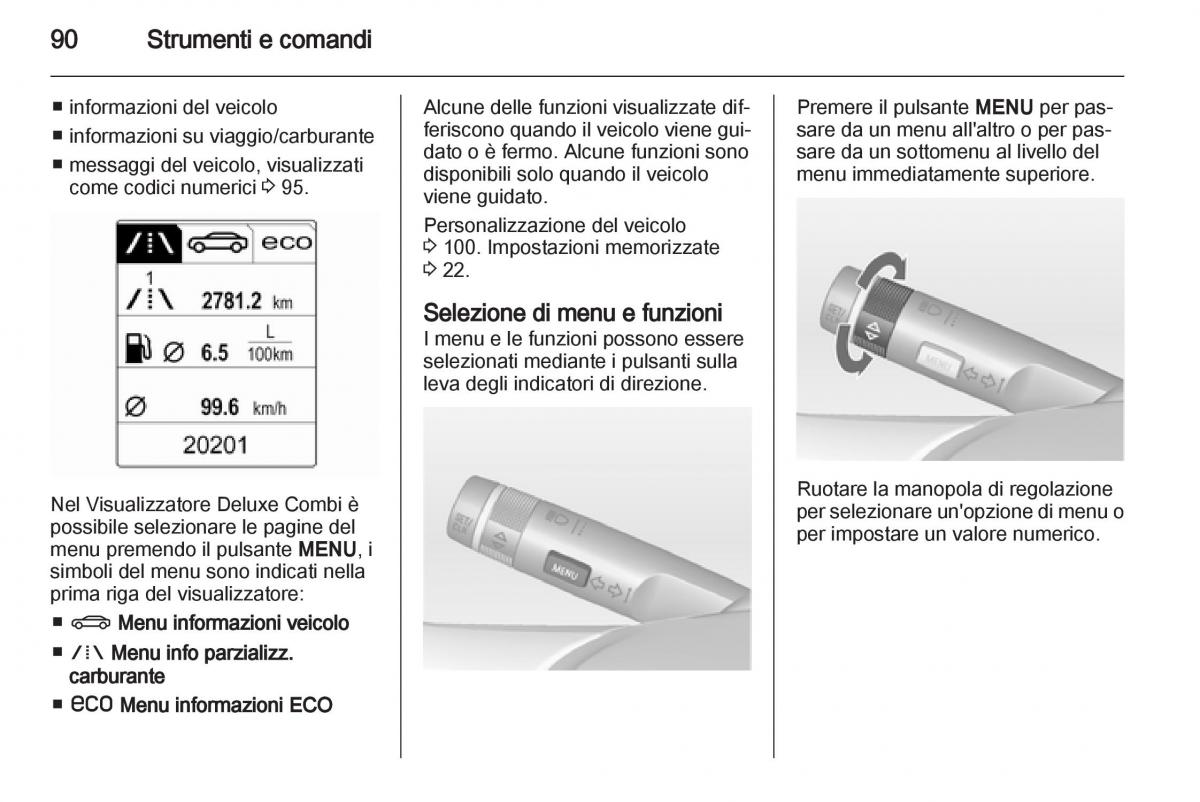 Opel Mokka manuale del proprietario / page 92