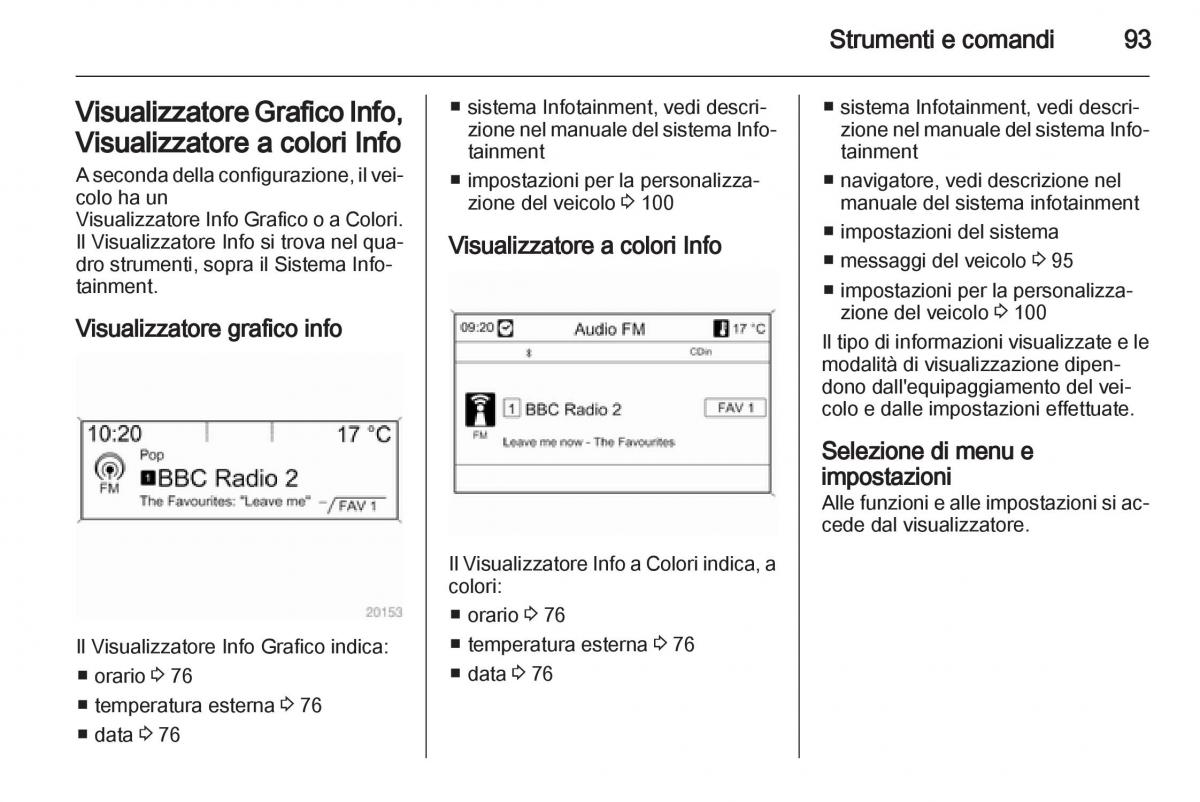 Opel Mokka manuale del proprietario / page 95