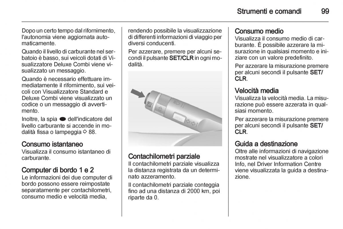 Opel Mokka manuale del proprietario / page 101