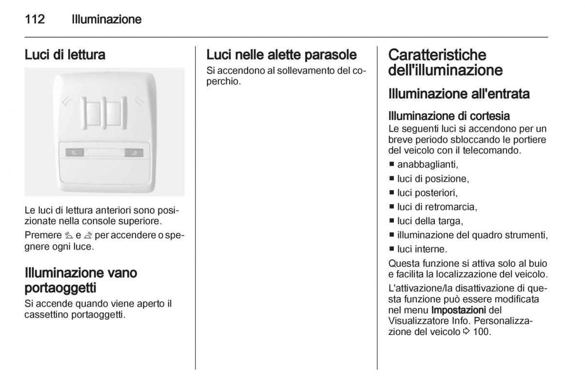 manual Opel Mokka Opel Mokka manuale del proprietario / page 114