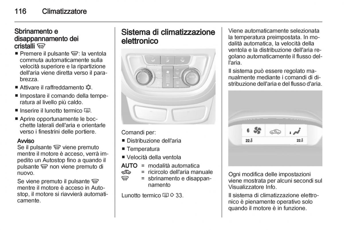 Opel Mokka manuale del proprietario / page 118