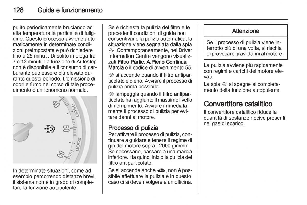 Opel Mokka manuale del proprietario / page 130