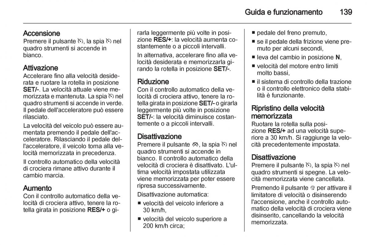 Opel Mokka manuale del proprietario / page 141