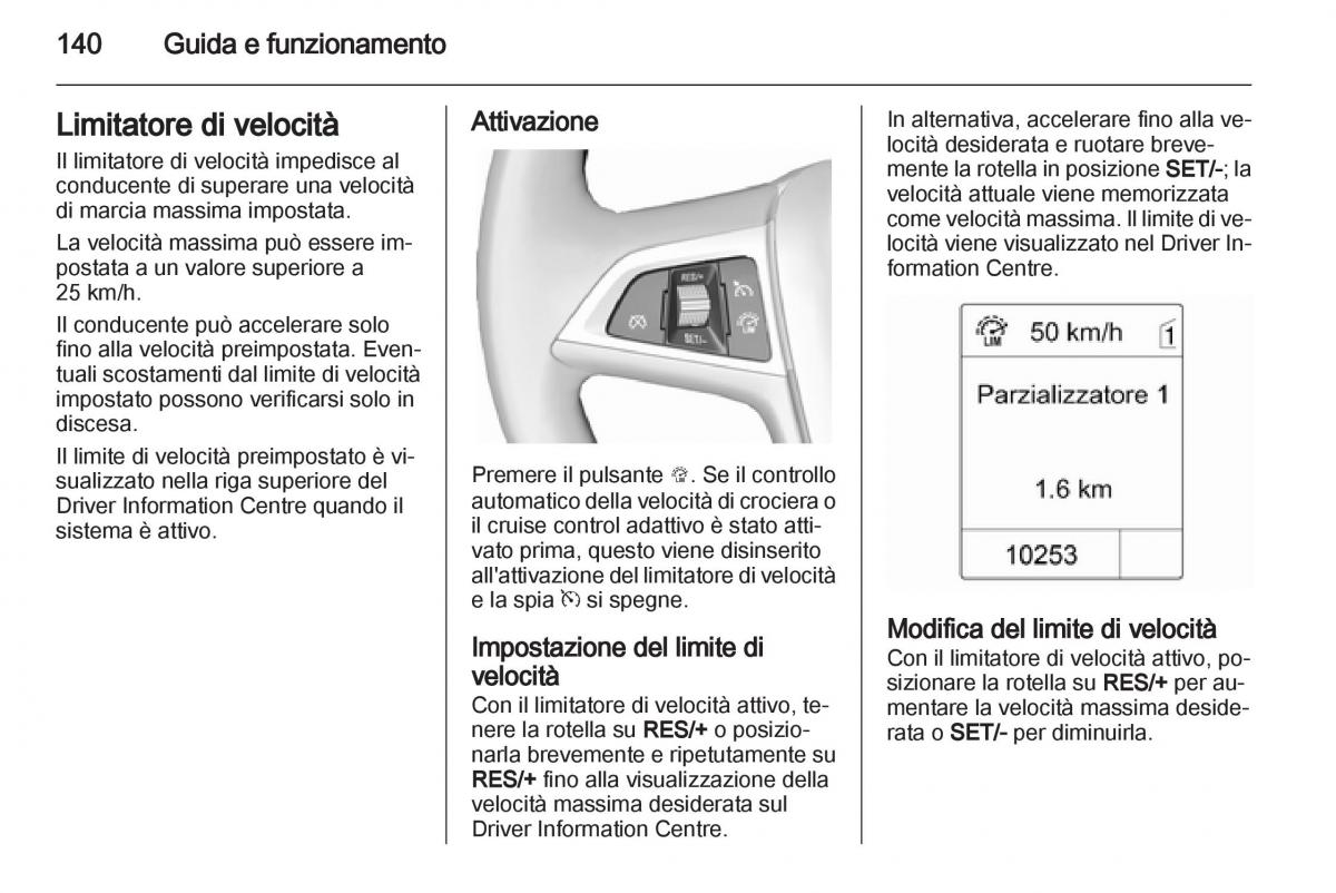 Opel Mokka manuale del proprietario / page 142