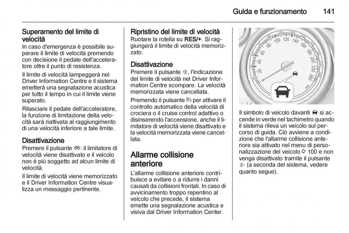 Opel Mokka manuale del proprietario / page 143