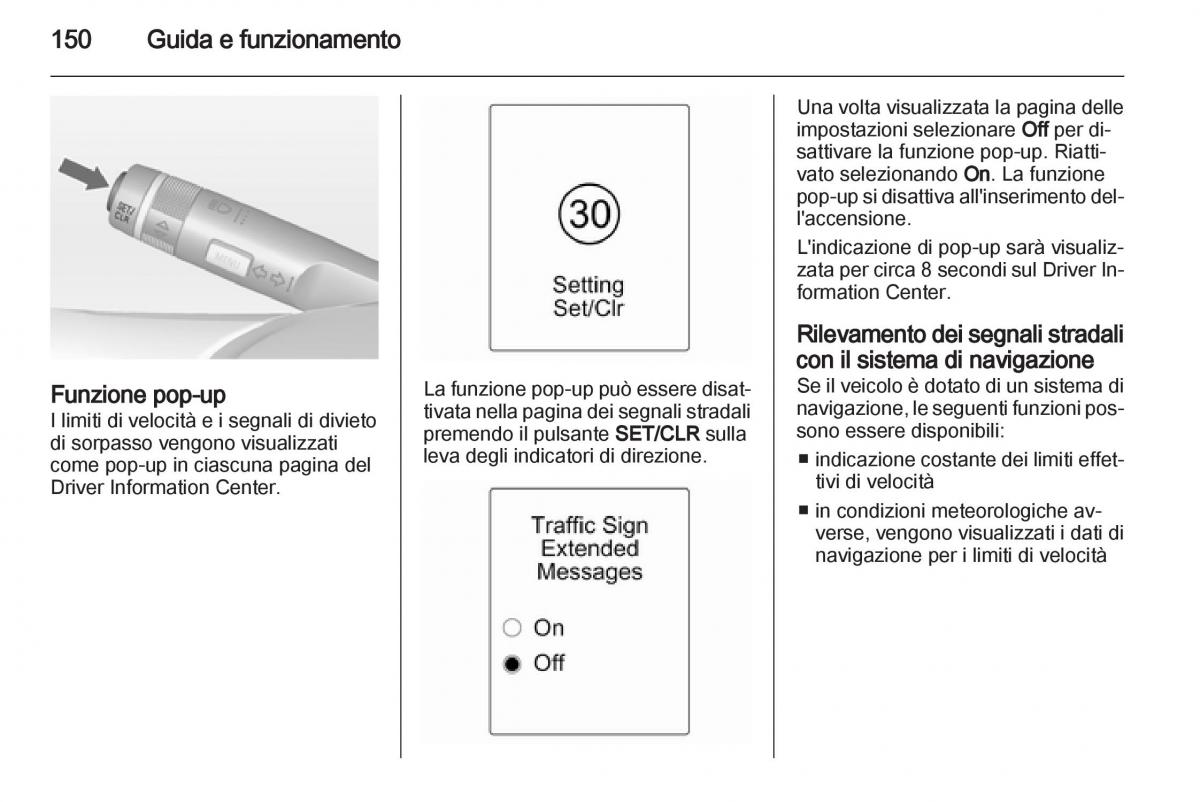 Opel Mokka manuale del proprietario / page 152