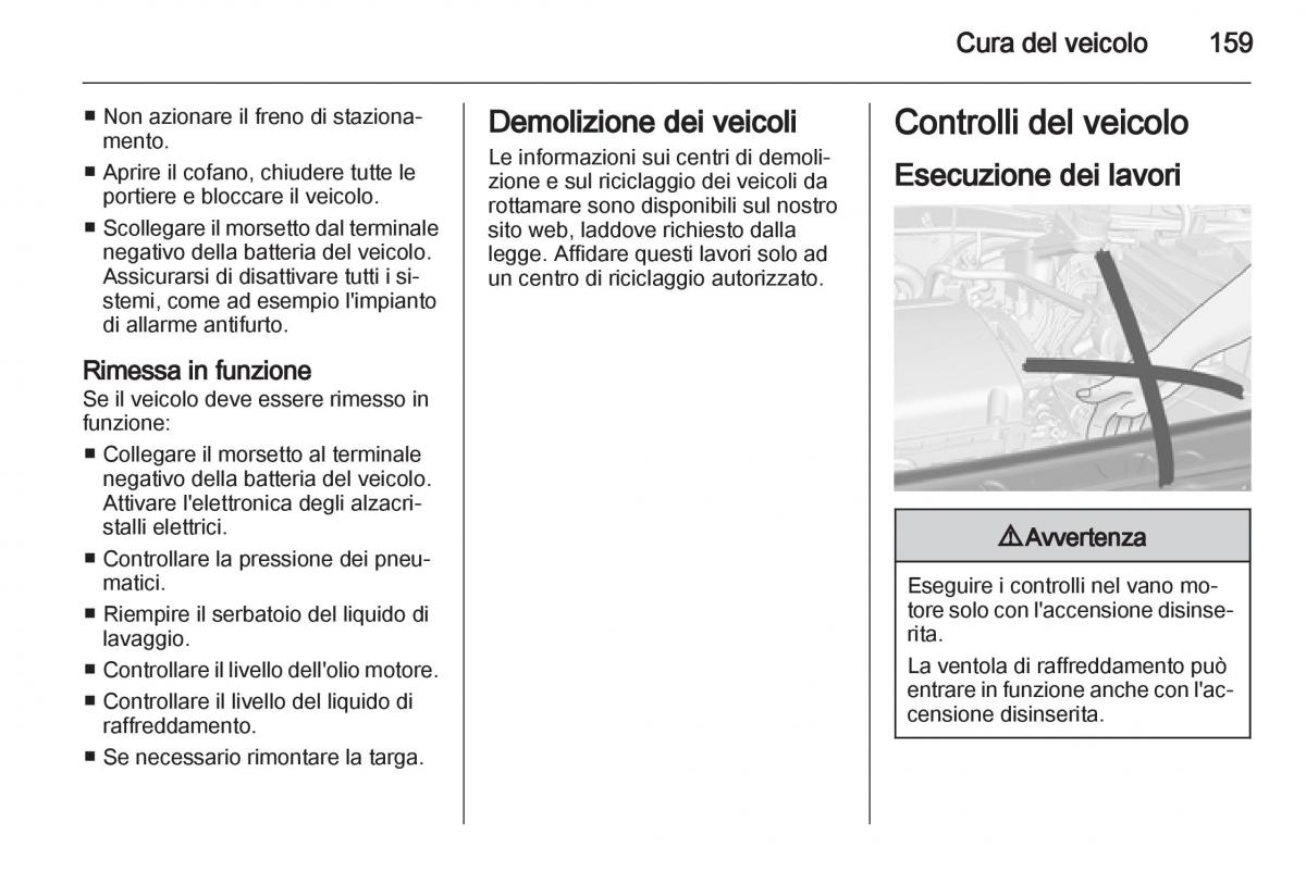 Opel Mokka manuale del proprietario / page 161