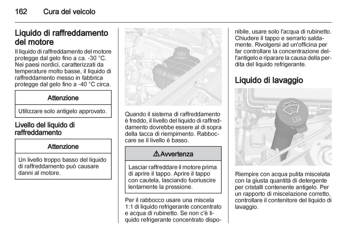 Opel Mokka manuale del proprietario / page 164