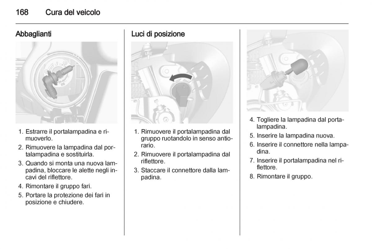 Opel Mokka manuale del proprietario / page 170