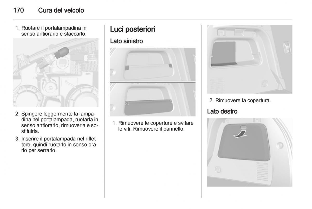 Opel Mokka manuale del proprietario / page 172