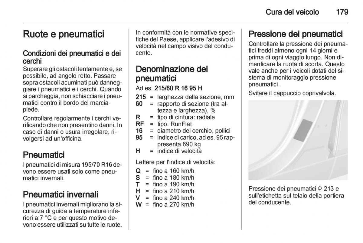 Opel Mokka manuale del proprietario / page 181