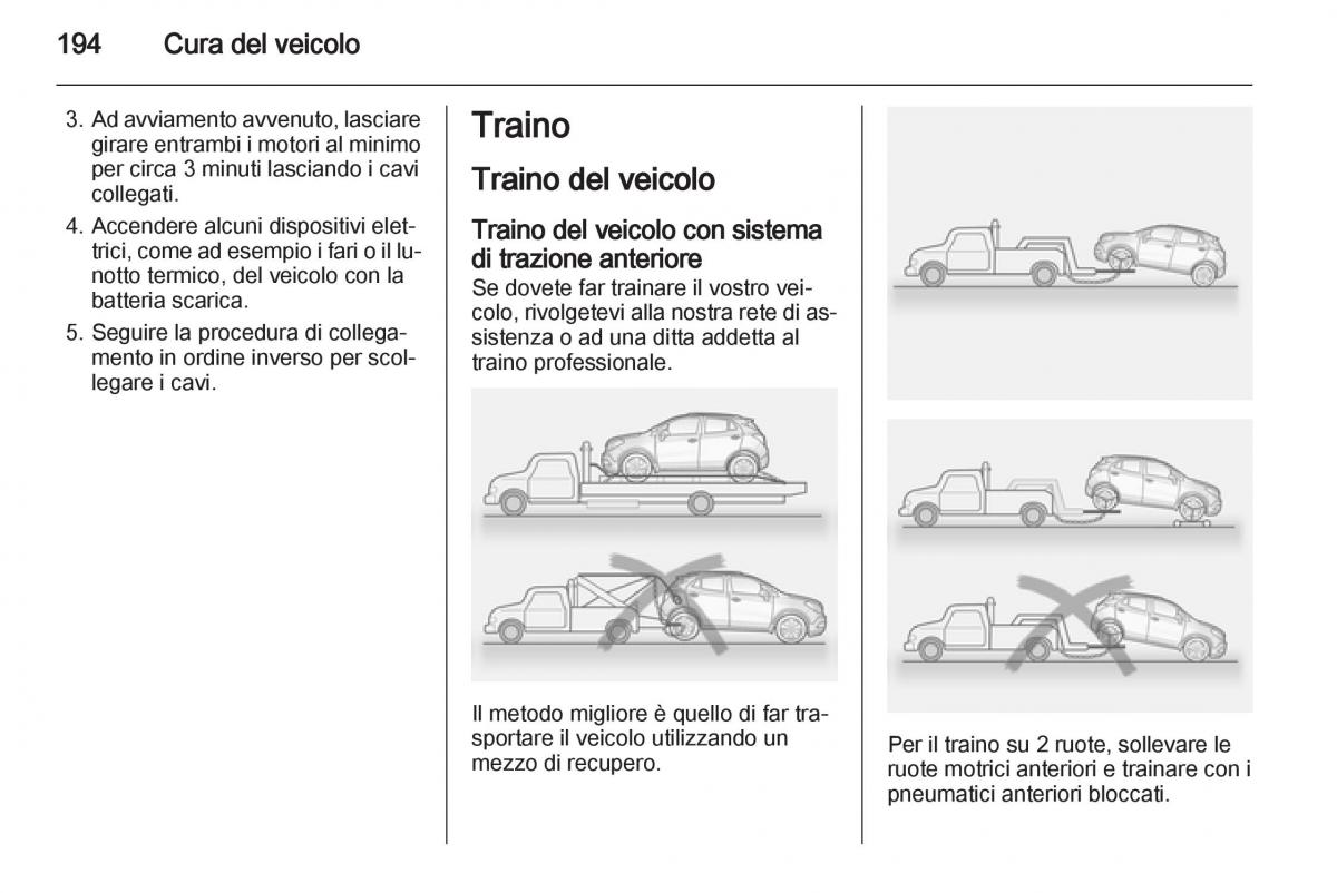 Opel Mokka manuale del proprietario / page 196