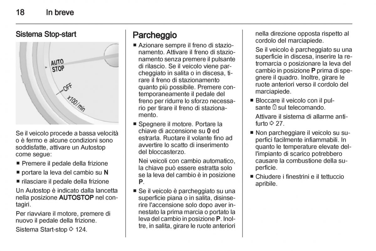 Opel Mokka manuale del proprietario / page 20