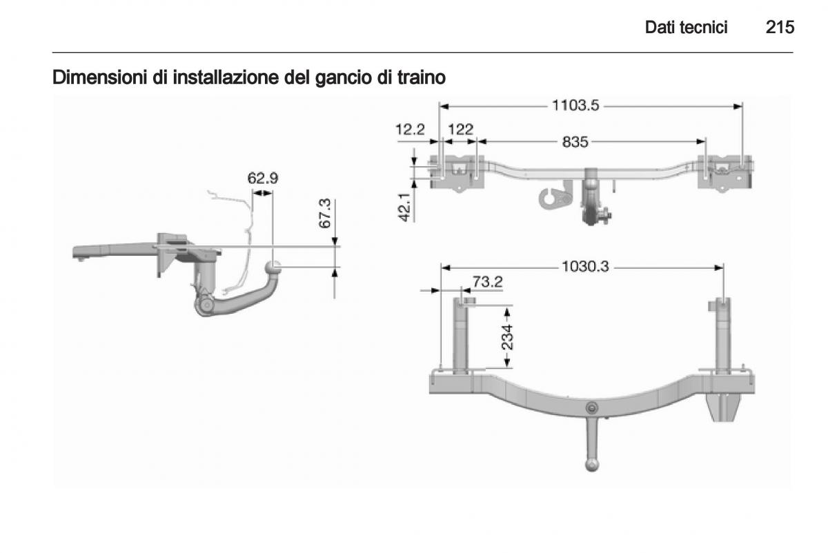 Opel Mokka manuale del proprietario / page 217