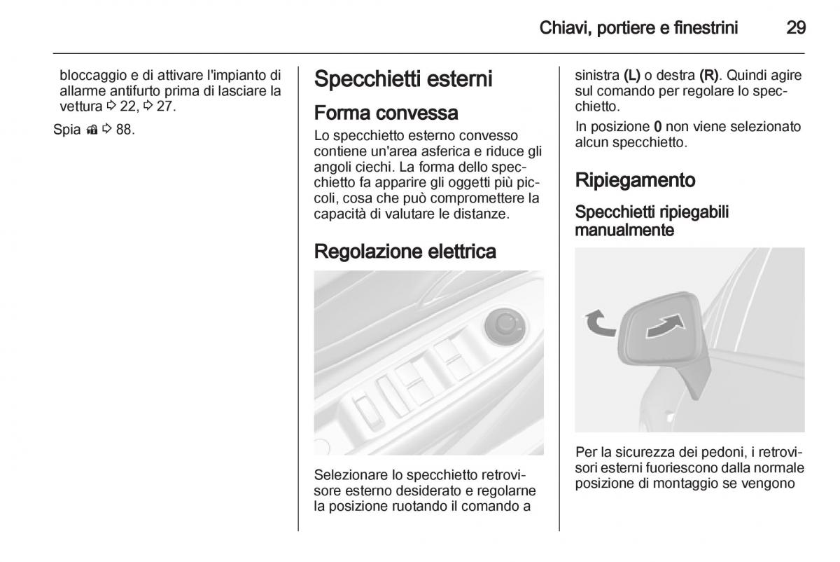 Opel Mokka manuale del proprietario / page 31