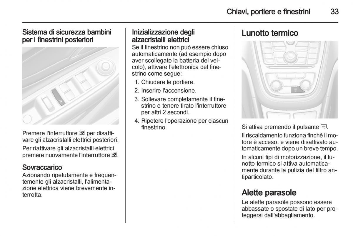 Opel Mokka manuale del proprietario / page 35