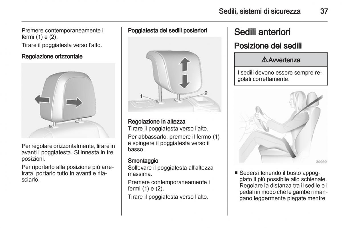 Opel Mokka manuale del proprietario / page 39