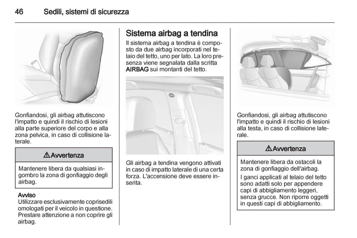 Opel Mokka manuale del proprietario / page 48