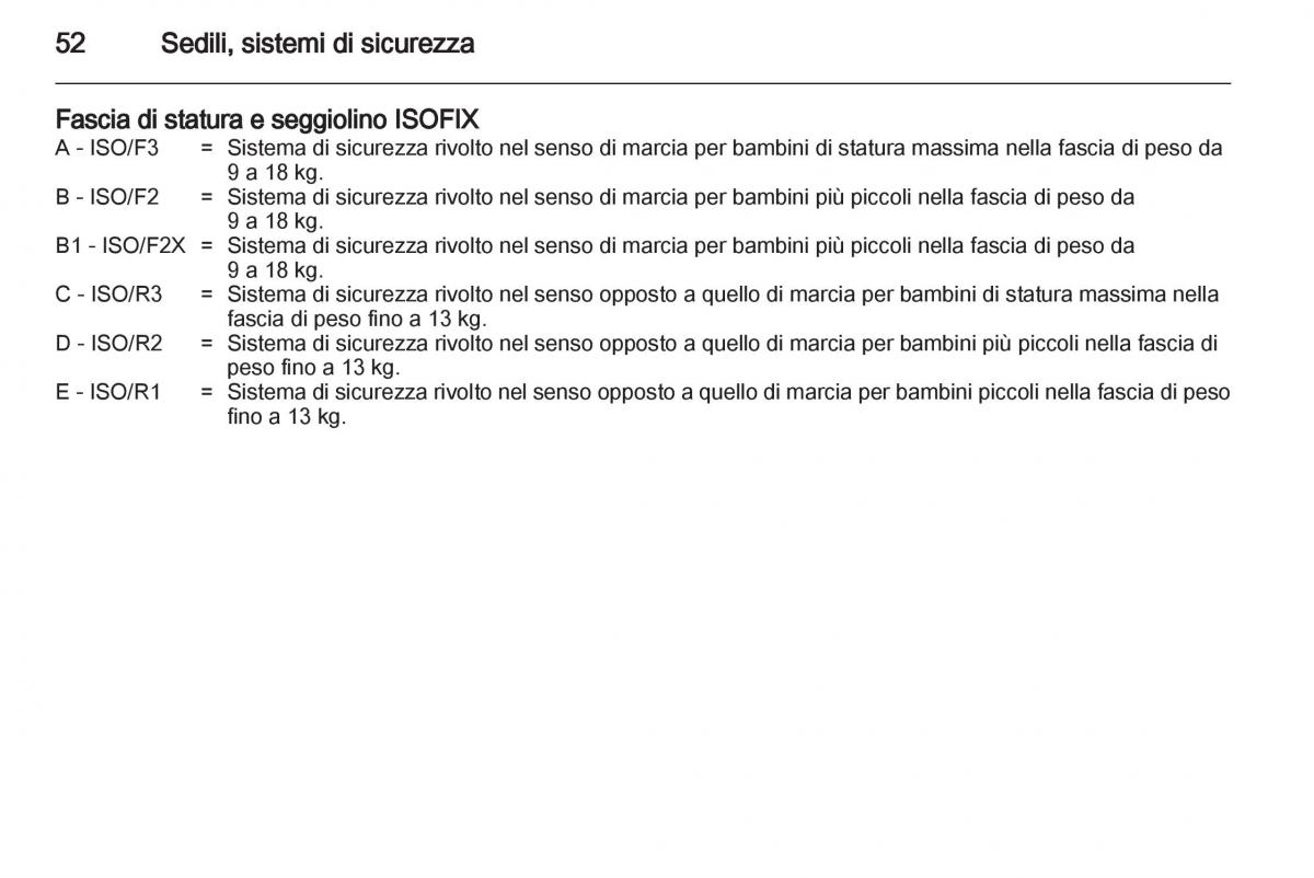 Opel Mokka manuale del proprietario / page 54