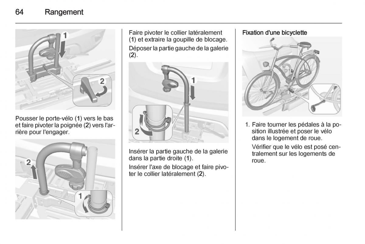 Opel Mokka manuel du proprietaire / page 66